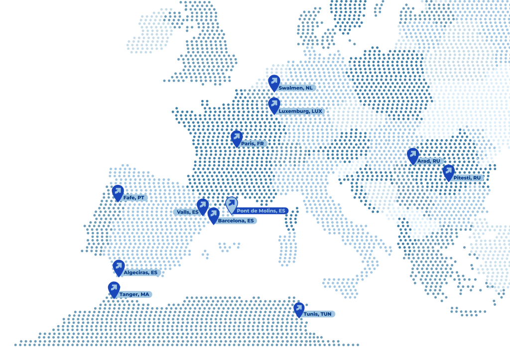 mapa localizaciones calsina carré 2026